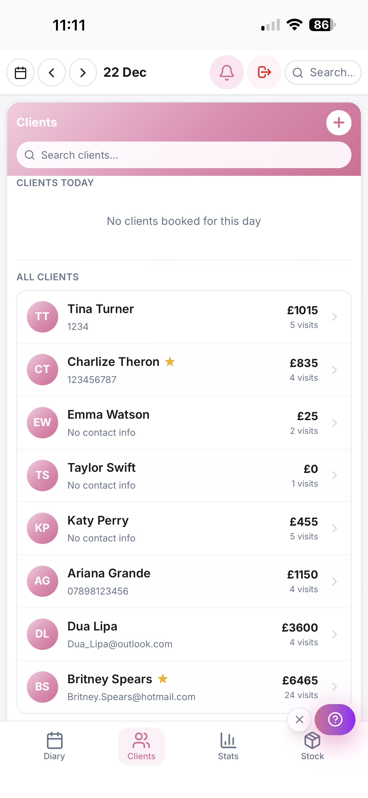 Client Database